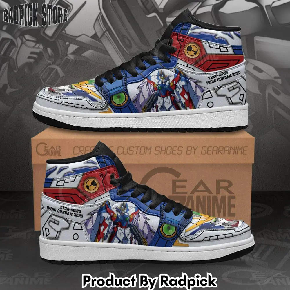 Gundam air jordan high top sneakers anime  rp0244607